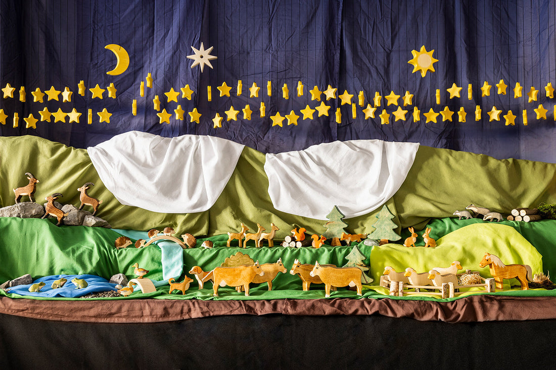 Allgäuer Holztiere laden zum Entdecken ein